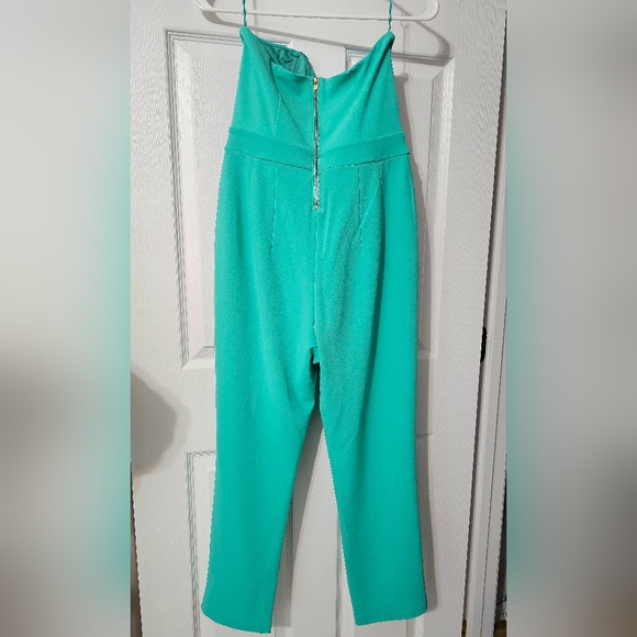 Express Strapless Sweetheart Jumpsuit - Size 6 - Picture 4 of 12